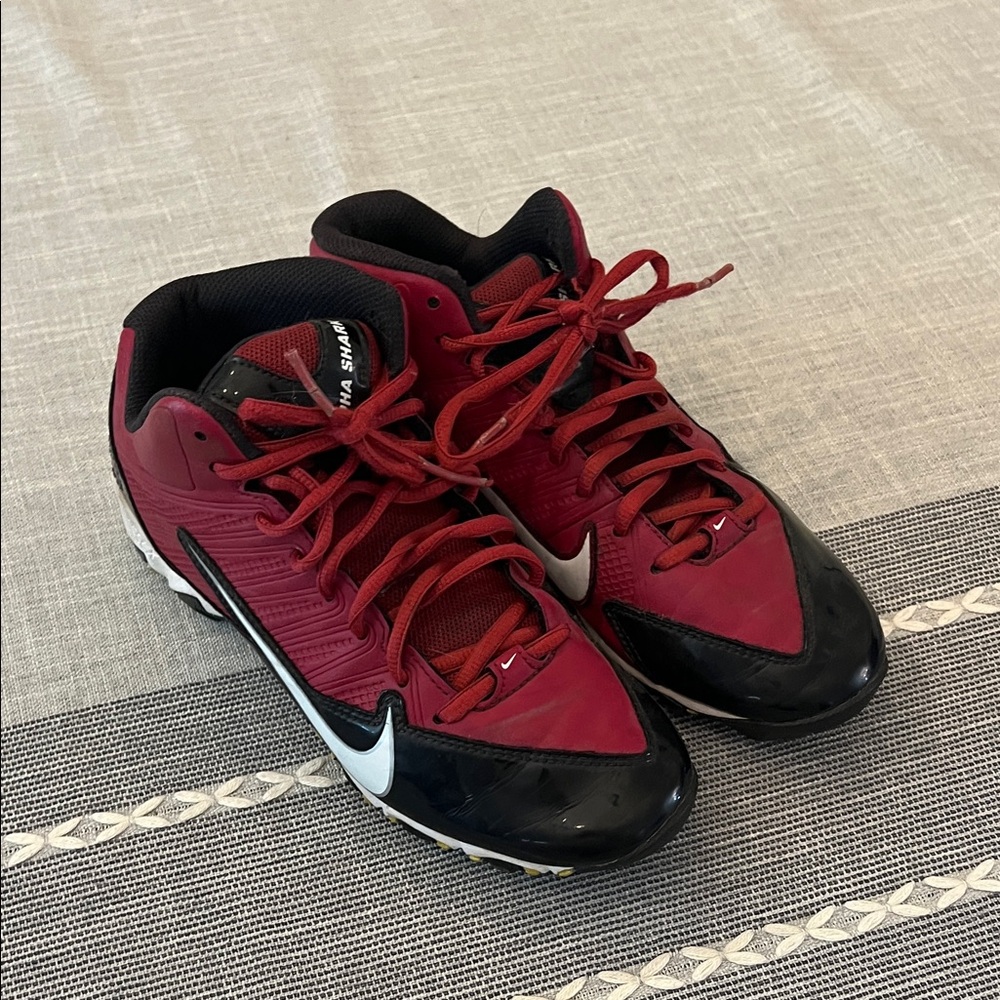 Nike Burgundy and Black High-Top Sneakers